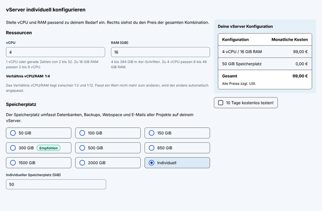 Vorschau 2 · Individuell konfigurieren